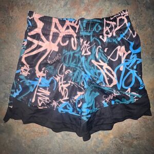 DSG Knit Train Boys Shorts, 2XS,  Black/blue Athletic Fit